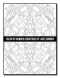 Раскраска по номерам Jade Summer — Рождество, для взрослых, 110 стр. — фото 5