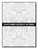Раскраска по номерам Jade Summer — Рождество, для взрослых, 110 стр. — фото 6