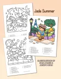 Раскраска по номерам Jade Summer — Cute & Cozy, уютные сцены для взрослых и подростков, 109 стр. — фото 2