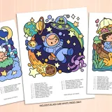 Раскраска по номерам Jade Summer — Cute & Cozy, уютные сцены для взрослых и подростков, 109 стр. — фото 4