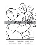 Раскраска по номерам Jade Summer — Животные, для детей 4–8 лет, 110 стр. — фото 6