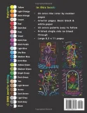 Раскраска по номерам Jennifer Rolling — Color Line, рисунки из линий, Vol 1, 62 стр. — фото 3