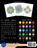 Раскраска по номерам Jennifer Rolling — Геометрические мандалы, чёрный фон, 62 стр. — фото 3