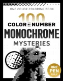 Раскраска по номерам Pixelcolorist Books — 100 монохромных загадок, одной ручкой, 209 стр. — фото 2