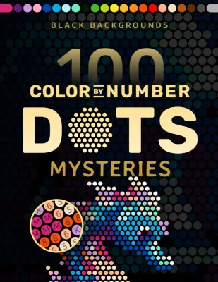 Раскраска по номерам Pixelcolorist Books — 100 загадок из точек, для взрослых, 209 стр.