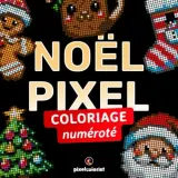Раскраска по номерам Pixelcolorist Books — Пиксельное Рождество, для взрослых, французское издание, 123 стр. — фото 2