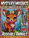 Раскраска по номерам Pipo Pixel — Милые животные, загадочная мозаика, пиксель-арт, Vol. 01, 212 стр. — фото 1