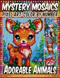 Раскраска по номерам Pipo Pixel — Милые животные, загадочная мозаика, пиксель-арт, Vol. 01, 212 стр. — фото 2