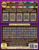 Раскраска по номерам Pipo Pixel — 100 мандал, загадочная мозаика, Vol. 3: природа, племенные узоры и мотивы ар-деко, 220 стр. — фото 3