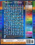 Раскраска по номерам Pipo Pixel — Мега-микс сюрпризов: зимний сад в инее, пиксель-арт, Vol. 04, 212 стр. — фото 3