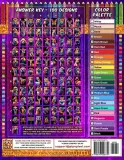 Раскраска по номерам Pipo Pixel — Мега-микс сюрпризов: неоновые портреты животных на тёмном фоне, Vol. 05, 212 стр. — фото 3