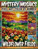 Раскраска по номерам Pipo Pixel — Поля полевых цветов, загадочная мозаика, пиксель-арт, Vol. 18, 212 стр. — фото 2