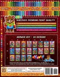 Раскраска по номерам Pipo Pixel — Сказочные домики фей, загадочная мозаика, пиксель-арт, Vol. 13, 42 стр. — фото 3