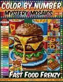 Раскраска по номерам Pipo Pixel — Фастфуд, загадочная мозаика, пиксель-арт, Vol. 14, 42 стр. — фото 1