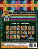 Раскраска по номерам Pipo Pixel — Фастфуд, загадочная мозаика, пиксель-арт, Vol. 14, 42 стр. — фото 3