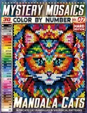 Раскраска по номерам Pipo Pixel — Мандалы с котиками, сложный уровень, Vol. 07, 110 стр. — фото 1