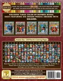 Раскраска по номерам Pipo Pixel — Рождественские собаки, загадочная мозаика, пиксель-арт, Vol. 5, 220 стр. — фото 3