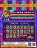 Раскраска по номерам Pipo Pixel — Сад бабочек, загадочная мозаика, пиксель-арт, Vol. 16, 42 стр. — фото 3