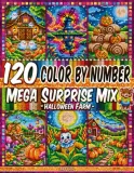 Раскраска по номерам Pipo Pixel — Ферма на Хэллоуин, мега-микс, пиксель-арт, Vol. 14, 250 стр. — фото 2