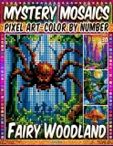 Раскраска по номерам Pipo Pixel — Лес фей, загадочная мозаика, пиксель-арт, Vol. 30, 112 стр. — фото 1