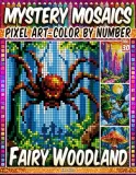 Раскраска по номерам Pipo Pixel — Лес фей, загадочная мозаика, пиксель-арт, Vol. 30, 112 стр. — фото 2