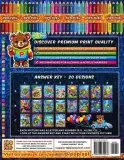 Раскраска по номерам Pipo Pixel — Морские черепахи, загадочная мозаика, пиксель-арт, Vol. 18, 42 стр. — фото 3