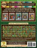 Раскраска по номерам Pipo Pixel — 100 сказочных домиков фей, загадочная мозаика, 220 стр. — фото 3