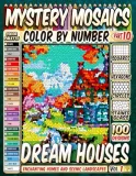 Раскраска по номерам Pipo Pixel — 100 домов мечты, загадочная мозаика, 220 стр. — фото 2