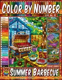 Раскраска по номерам Pipo Pixel — Летнее барбекю на заднем дворе, Vol. 11, 42 стр. — фото 1