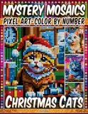 Раскраска по номерам Pipo Pixel — Рождественские котики, загадочная мозаика, пиксель-арт, Vol. 26, 112 стр. — фото 2