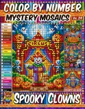 Раскраска по номерам Pipo Pixel — Жуткие клоуны, загадочная мозаика, пиксель-арт, Vol. 24, 42 стр. — фото 1
