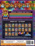 Раскраска по номерам Pipo Pixel — Жуткие клоуны, загадочная мозаика, пиксель-арт, Vol. 24, 42 стр. — фото 3