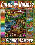 Раскраска по номерам Pipo Pixel — Корзинка для пикника, летний выпуск, Vol. 12, 42 стр. — фото 1
