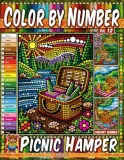 Раскраска по номерам Pipo Pixel — Корзинка для пикника, летний выпуск, Vol. 12, 42 стр. — фото 2
