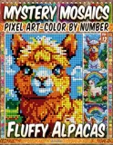 Раскраска по номерам Pipo Pixel — Пушистые альпаки, загадочная мозаика, пиксель-арт, Vol. 12, 212 стр. — фото 2
