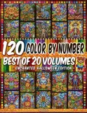 Раскраска по номерам Pipo Pixel — 120 лучших хэллоуинских рисунков из 20 книг серии Enchanted Halloween, 250 стр. — фото 2