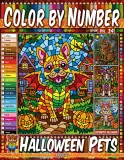 Раскраска по номерам Pipo Pixel — Хэллоуинские питомцы: щенки и котята, Vol. 34, 42 стр. — фото 1