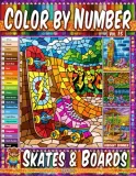 Раскраска по номерам Pipo Pixel — Скейты и ролики, летний выпуск, Vol. 15, 42 стр. — фото 2