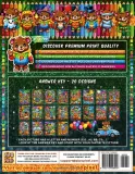 Раскраска по номерам Pipo Pixel — Весёлые зомби, загадочная мозаика, пиксель-арт, Vol. 27, 42 стр. — фото 3