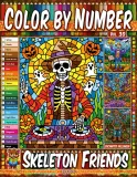 Раскраска по номерам Pipo Pixel — Друзья-скелеты, Хэллоуин, Vol. 30, 42 стр. — фото 1