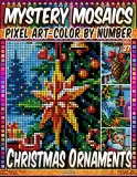 Раскраска по номерам Pipo Pixel — Ёлочные игрушки, загадочная мозаика, пиксель-арт, Vol. 27, 112 стр. — фото 1