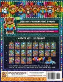 Раскраска по номерам Pipo Pixel — Дружелюбные вампиры, загадочная мозаика, пиксель-арт, Vol. 25, 42 стр. — фото 3