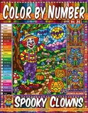 Раскраска по номерам Pipo Pixel — Жуткие клоуны: цирк на Хэллоуин, Vol. 26, 42 стр. — фото 1