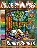 Раскраска по номерам Pipo Pixel — Солнечный спорт, летний выпуск, Vol. 16, 42 стр. — фото 1