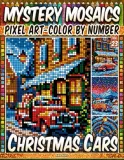 Раскраска по номерам Pipo Pixel — Рождественские машины, загадочная мозаика, пиксель-арт, Vol. 23, 112 стр. — фото 2