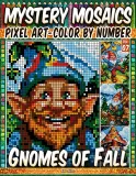 Раскраска по номерам Pipo Pixel — Осенние гномы в лесу, загадочная мозаика, пиксель-арт, Vol. 7, 212 стр. — фото 1
