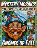 Раскраска по номерам Pipo Pixel — Осенние гномы в лесу, загадочная мозаика, пиксель-арт, Vol. 7, 212 стр. — фото 2