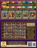 Раскраска по номерам Pipo Pixel — Рождественское крыльцо, загадочная мозаика, 120 стр. — фото 3