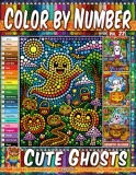 Раскраска по номерам Pipo Pixel — Милые привидения, Хэллоуин, Vol. 22, 42 стр. — фото 2