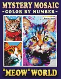 Раскраска по номерам Maximus Prime — Загадочная мозаика Meow World: кошки, пиксельные картинки, 82 стр. — фото 2